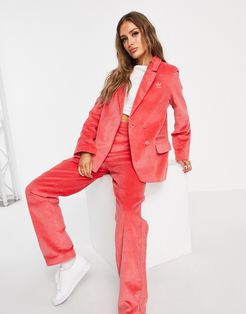 'Comfy Cords' corduroy blazer in pink