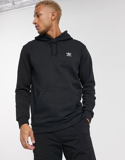 essentials hoodie in black