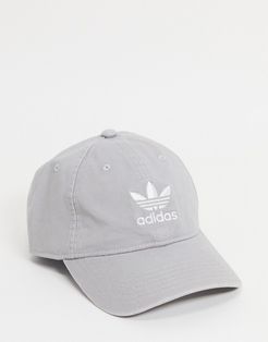 relaxed strapback cap-Neutral