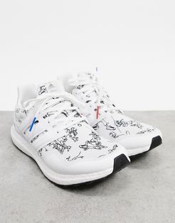 adidas Running ultraboost DNA x Disney sneakers in white
