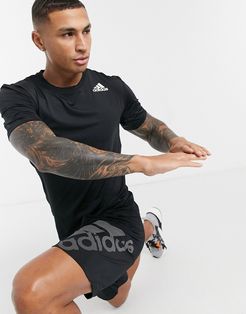 adidas Training Techfit T-shirt in black