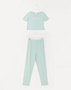 playmate t-shirt and pants pyjama set-Multi