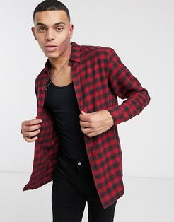 Chetco checked shirt in red/black