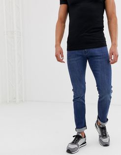 J13 stretch slim fit jeans in mid blue wash