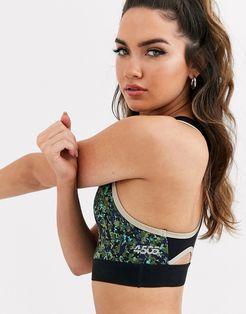 4505 blurred camo bra with mesh back detail-Multi
