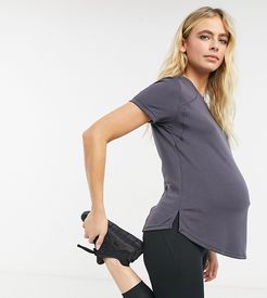 4505 Maternity icon performance t-shirt-Grey