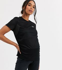 4505 Maternity icon train t-shirt-Black