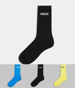 4505 sport socks 3 pack-Multi