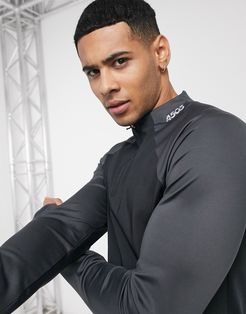 4505 training sweatshirt with 1/4 zip-Black