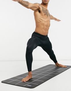 4505 yoga mat with grid alignment-Black