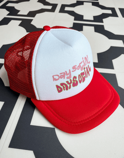 ASOS Daysocial trucker cap with scribble print-Multi