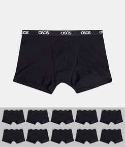 10 pack trunk in black with branded waistbandsave