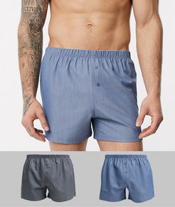 2 pack woven boxers save-Multi