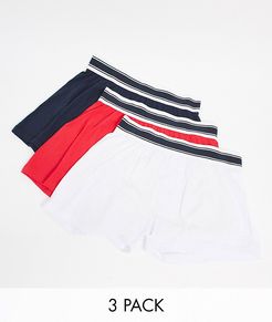 3 pack boxers in sports colors-Multi