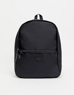 backpack in black with branded patch