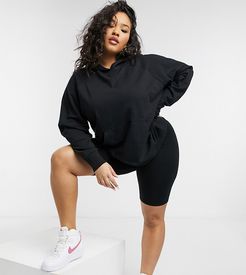 ASOS DESIGN Curve ultimate hoodie in black