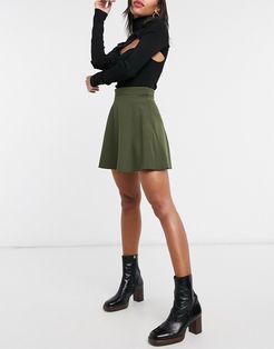 flippy skirt in moss-Green