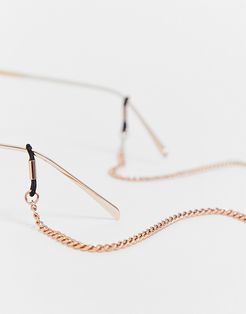 sunglasses chain in rose gold tone-Pink