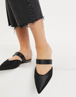 Levy mules in black