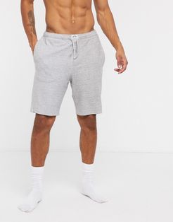 lounge shorts in gray marl