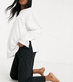 ASOS DESIGN Maternity mix & match straight leg jersey pajama pants in black