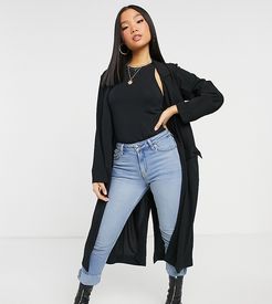 ASOS DESIGN Petite soft duster in black