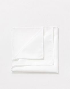 pocket square in white