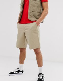 relaxed skater chino shorts in putty-Neutral