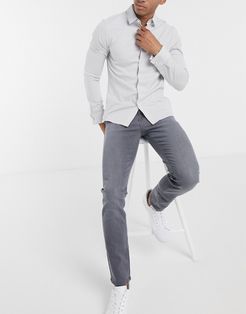 skinny jeans in washed gray-Grey