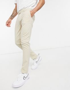 skinny smart pants in stone-Neutral