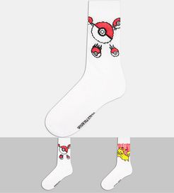 sport socks with Pokemon designs 2-pack-Multi