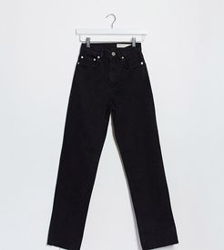 ASOS DESIGN Tall High rise 'effortless' stretch kick flare jeans in black