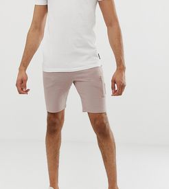 Tall jersey skinny shorts with MA1 pocket in pink