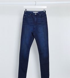 ASOS DESIGN Tall Ridley high waisted skinny jeans in rich mid blue wash-Blues