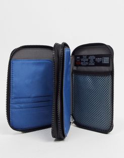 tech storage bag in blue nylon-Blues