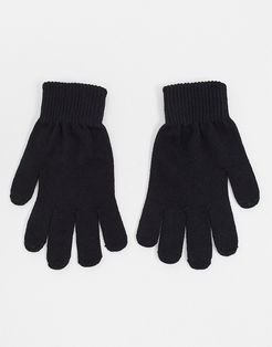 touchscreen gloves in black