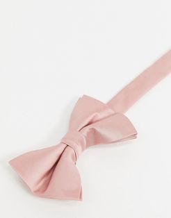 Wedding suspender and bow tie set in pink