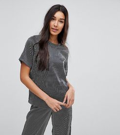Mono Stripe Pajama Tee-Multi
