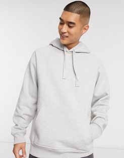 oversized hoodie in gray marl-Grey