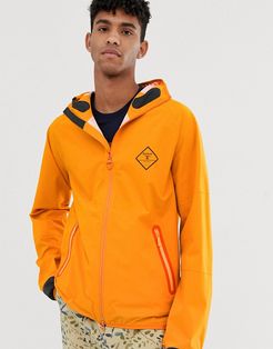 Etterick hooded waterproof jacket in orange