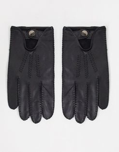 Barneys Original touchscreen driving gloves in black