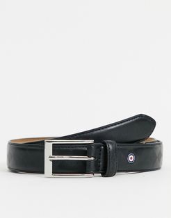 patterned belt-Black