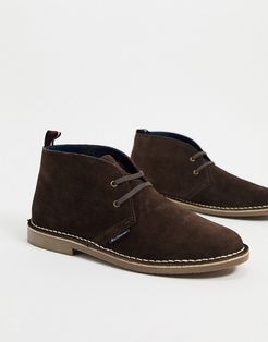 suede desert boots in brown