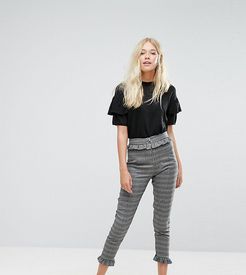 Dog Tooth Check Tailored Pant-Multi