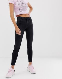 push up jean in black