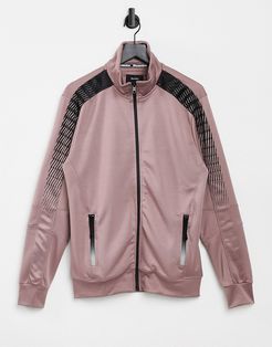 set tracksuit jacket in pink