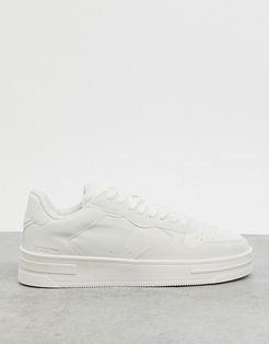 sneakers with reflective detail in white
