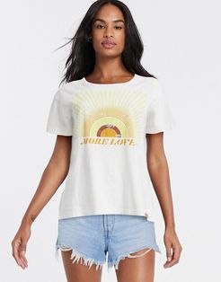 sunshine slogan t-shirt-White