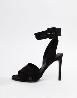 High Heeled Sandals-Black