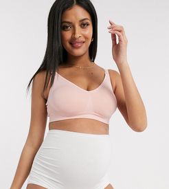 Body Silk seamless nursing bra in peony pink